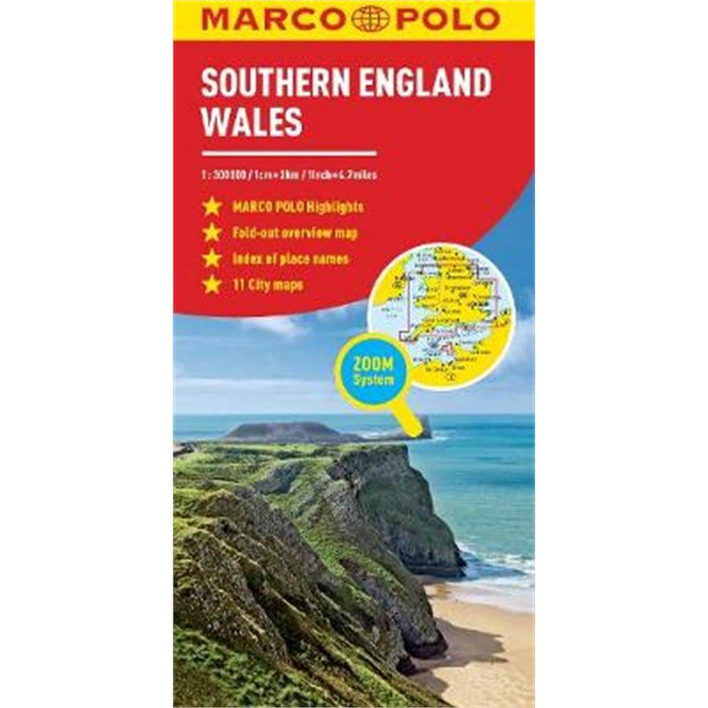 Southern England and Wales Marco Polo Map 2020